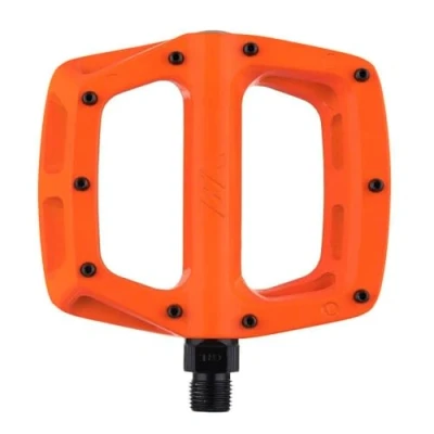 Image of Dmr V8 V2 MTB Pedals Bright Orange/Flat Mountain Biking Bike Bicycle Cycling Cycle Riding Ride Wide Platform Sticky Grip Pin Downhill Freeride Trail Dirt Jump Pedal Lightweight Accessories