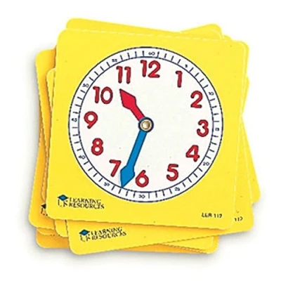Image of Learning Resources Pupil Clock Dials (Set of 10)