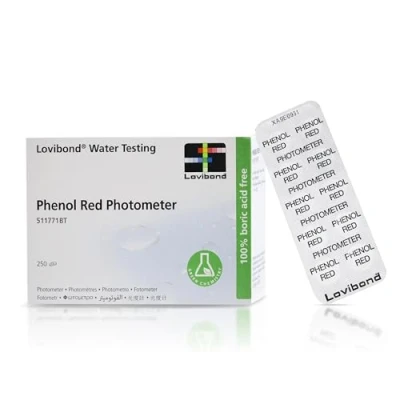Image of Lovibond Phenol Red pH Photometer Reagents 250 Tablets Easy Color Change for Accurate Testing, Multicoloured, Chemical Test Strip