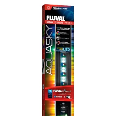 Image of Fluval Aquasky LED 3.0 WiFi Bluetooth 33W Aquarium Lighting Mobile App Control