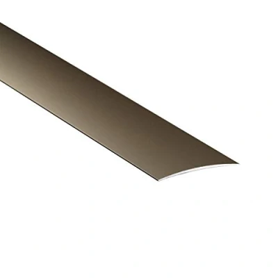 Image of Self Adhesive Aluminium Threshold Strip 60mm x 1M Door Floor Trim Transition LPOSK TMW Profiles (Champagne)
