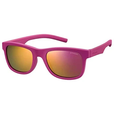 Image of Sunglasses Polaroid Pld 8020/s col. cyq/ai Child Square Pink