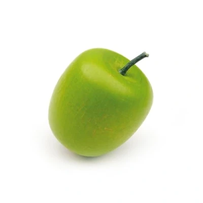 Image of Wooden Play Food Pretend Grocery Shop Apple, Green (single) by Erzi
