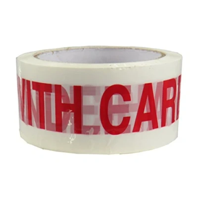 Image of Triplast 48 mm x 66 m Handle with Care Printed Low Noise Parcel Packing Tape