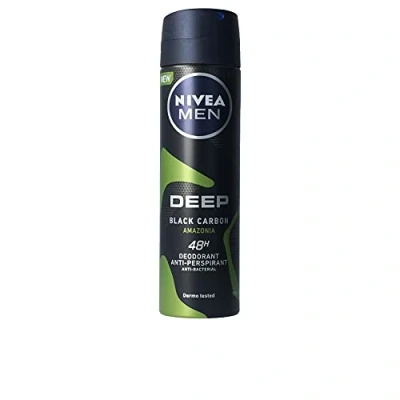 Image of Nivea men deep black carbon amazonia deodorant spray 150ml