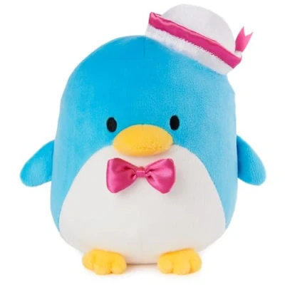 Image of GUND Sanrio Tuxedo Sam Plush, Penguin Stuffed Animal for Ages 1 and Up, Blue, 6