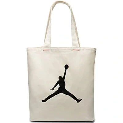 Image of Jordan Boy&#039;s Tote Bag (Big Kids), Natural Canvas, One Size