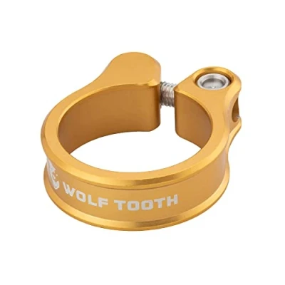 Image of Wolf Tooth: Seatpost Clamp 38.6 mm Gold 38.6mm