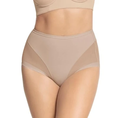Image of Leonisa Women&#039;s Slimming Shaping Pants Underwear Tummy Control Shapewear Knickers Beige