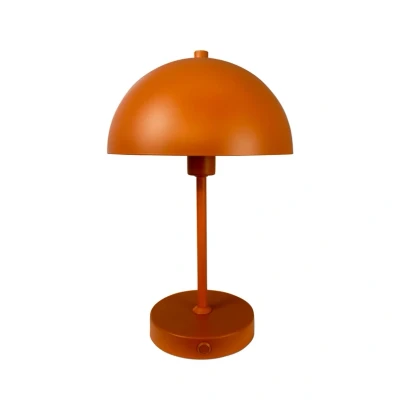Image of Dyberg Larsen Stockholm rechargeable table lamp, terracotta