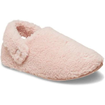 Image of Crocs Classic Cozzzy Slipper Pink Clay Size 2 UK Men/ 3 Women