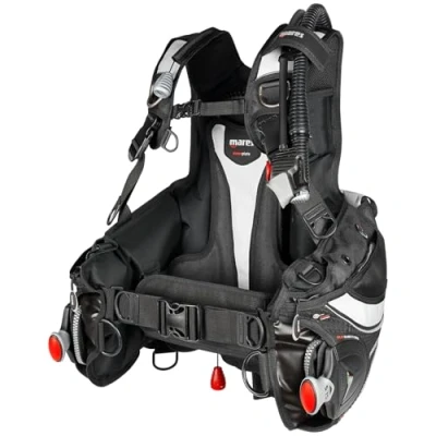 Image of Mares BCD Prestige SLS WH, Diving Gav with Integrated Weight System SLS, Adult, White, XS