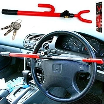 Image of Lock Steering Wheel Car Security Anti Theft Van Universal Heavy Duty AC56
