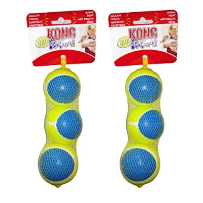 Image of Kong Ultra Strong Squeaky Air Ball for Dogs (2 Packs of 3)