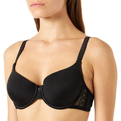 Image of Sassa Women&#039;s Schalen BH Bra, Black (Black 500), 36C