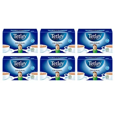 Image of Tetley Everyday Original Tea Black Pack of 6 Boxes 1440 Teabags