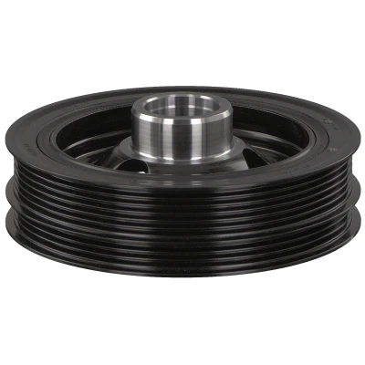 Image of KK2Q6B319AA crankshaft Pulley FEBI BILSTEIN 173609 6PK + 3PK 166mm 7 for FORD: Transit Custom V362 Van, Tourneo Minibus