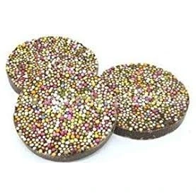 Image of Mother of All Jumbo Jazzles Milk Chocolate Candy with Sprinkles Round Halal (1000g)
