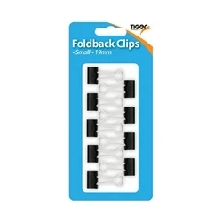 Image of Tiger Small Fold Back Clips (108 Pack)