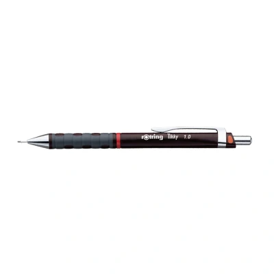 Image of Set of 3Rotring Tikky Rubber Grip 1.0mm Thick portemines Blackaa