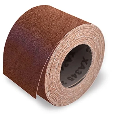 Image of Peachtree Woodworking Supply Performax Type Ready to Cut Wrap Abrasive Sandpaper Rolls 3 inch by 35 feet Long for 16 32 Drum Sanders