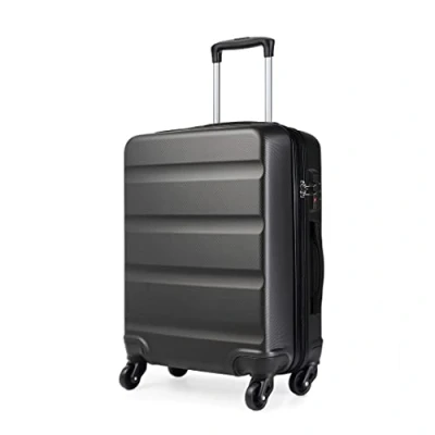 Image of Kono Medium 24&#039;&#039; Hard Shell Suitcase Lightweight Hand Luggage Travel Trolley with 4 Wheels and Dial Combination Lock(24inch Grey)