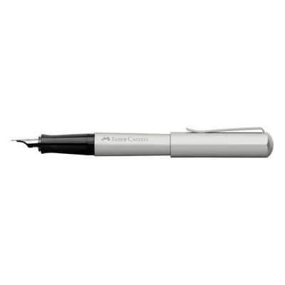 Image of Faber Castell Hexo Matte Silver FP B Free engraving