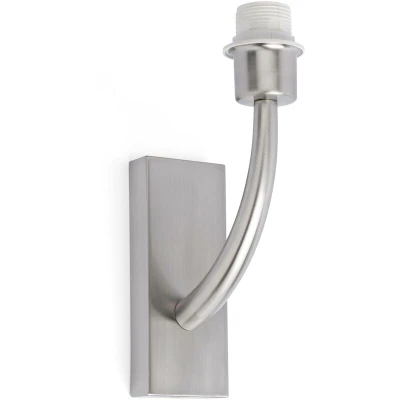 Image of Rem 1 Light Indoor Wall Satin Nickel Shade Not Included, E27