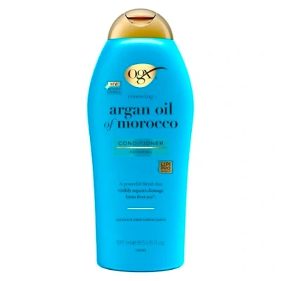 Image of OGX Argan Oil of Morocco Hair Conditioner, Hydrate and Repair, Intensively Moisturises, for Dry Damaged Hair, Sulfate Free Surfactants, 577ml