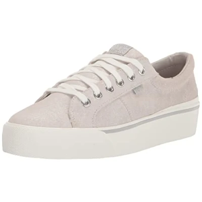 Image of Keds Women&#039;s Jump Kick Duo Sneaker, Silver, 4 UK