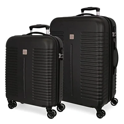 Image of ROLL ROAD, Black/White, One Size, Set of 2 suitcases