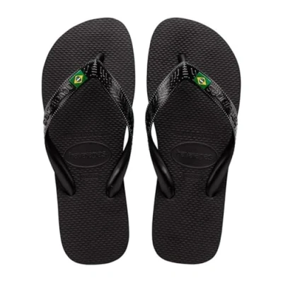 Image of Havaianas Top Brasil, Black, 12/13