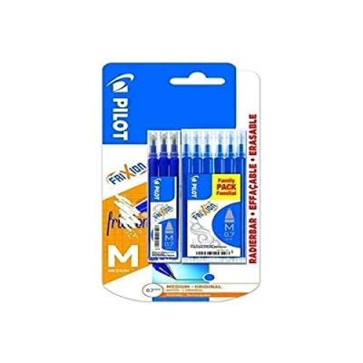 Image of Pilot B2 0556985 ? 9 Refills Frixion Clicker/Ball Pen Blister of 3 x Ink BLS FR7 for 0.7 m / Ball Tintenroller Blue Erasable Rollerball Pens