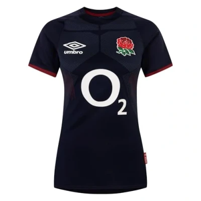 Image of 2023 2024 England Rugby Alternate Shirt (Ladies), Medium Size 12 (34&quot; Chest) 86.5cm