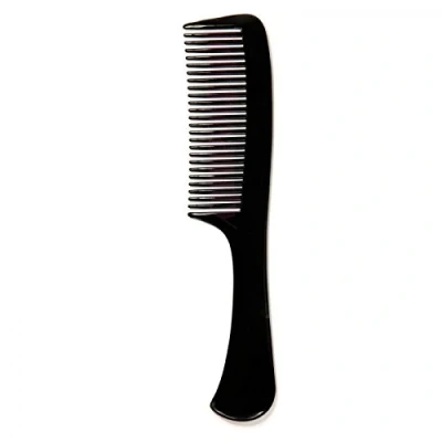 Image of Mytoptrendz® Black Rake Comb Wide Tooth Styling and Detangling with Handle