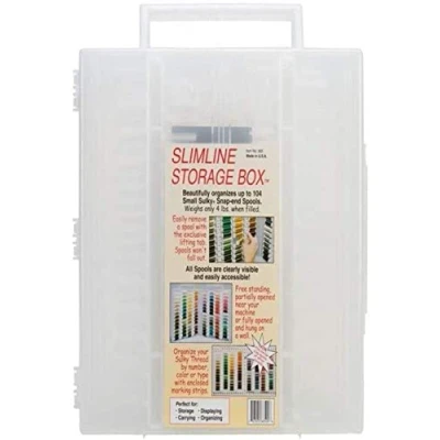 Image of Sulky 13 x 2 inch Slimline Empty Storage Box, White