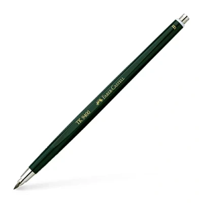 Image of Faber Castell Tk 9400 Clutch Pencil Hb 2 mm, Black