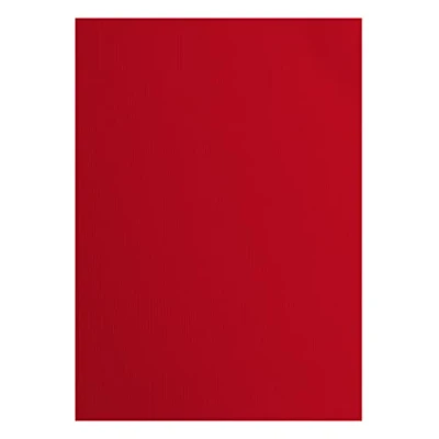 Image of Florence Cardstock Textured Coloured Card Making Supplies A4 Red 10 Sheets Paper for Scrapbooking, Making, Die Cutting and Crafts 216 GSM Poppy