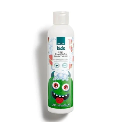 Image of Avon Kids 2 in 1 Shampoo &amp; Conditioner, Watermelon Scent, 200ml
