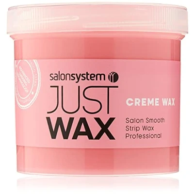 Image of Salon System Just Wax Ideal Cream for Short/Stubborn Hair 450g