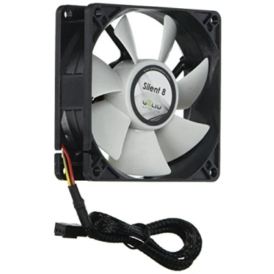 Image of GELID Solutions Silent 8 3 Pin Fan of 80mm for Standard Case Operation Optimized Blades High Airflow &amp; Static Pressure.