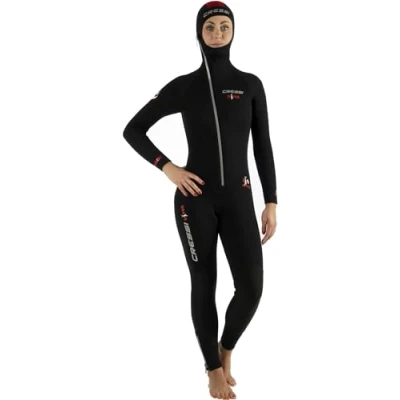 Image of Cressi Diver Lady Monopiece Wetsuit Women&#039;s All in One piece Available 5/7 mm