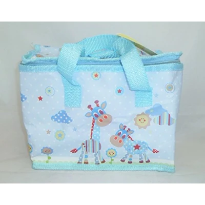 Image of Lesser and Pavey Little Treats Sunshine Giraffe Picture Foil Insulated Lunch Bag (Blue)
