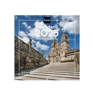 Image of Finocam Calendar Wall Pictures 30x30 to Write 2025 Month View January December (12 months) Camino de Santiago Español