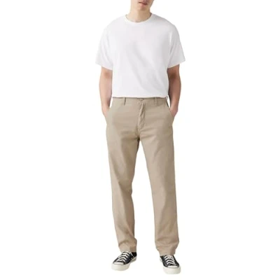 Image of Levi&#039;s Men&#039;s XX Chino Authentic Straight Trouser, Vintage Khaki RMN TW, 31W x 34L