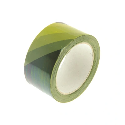 Image of Faithfull Professional Self adhesive Hazard Tape Black/Yellow 50mm x 33m