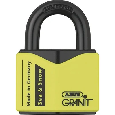Image of ABUS 32441 Granit Plus Hardened Steel Shackle Sea and Snow Padlock Carded