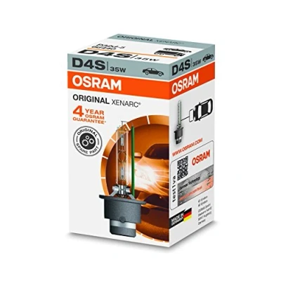 Image of OSRAM XENARC ORIGINAL D4S HID, xenon headlight bulb, 66440, folding carton box (1 piece), bläulich weiß
