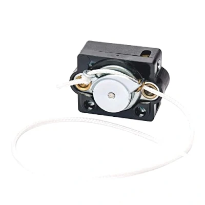 Image of Black Series Pull Switch 2A 250VA for Lights, Lamps, Train, with Cord
