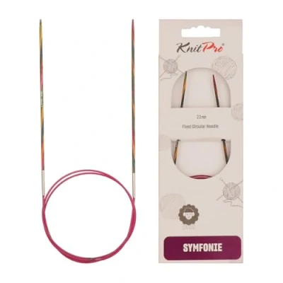 Image of KnitPro 150 cm x 2 mm Symfonie Fixed Circular Needles, Multi Color